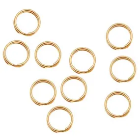 14K Gold-Filled Split Rings 4.5mm (10 pcs)