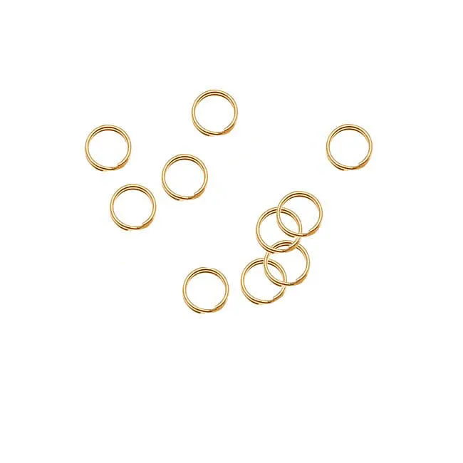 14K Gold-Filled Split Rings 4.5mm (10 pcs)