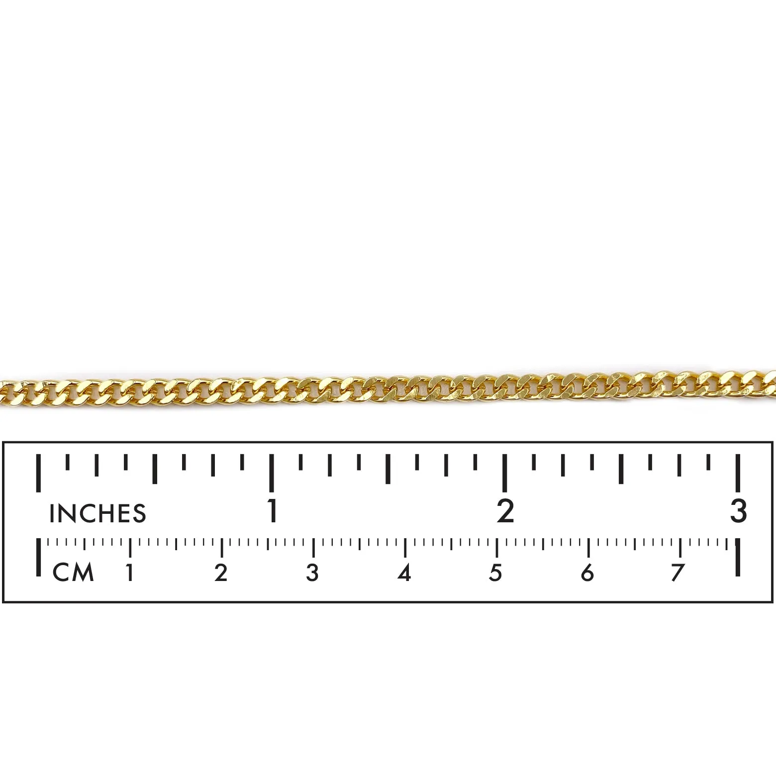 A2068 Ready To Use Adjustable Curb Chain Necklace With Clasp & Extender Chain