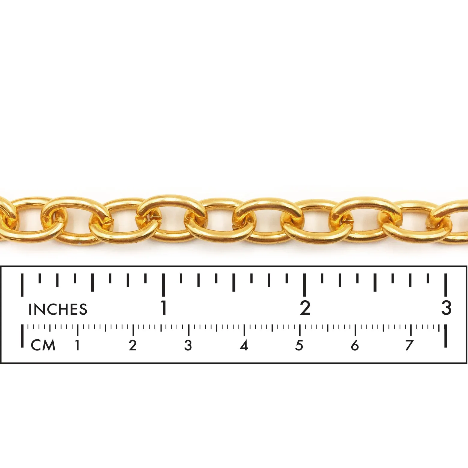 ACYF1008 Aluminum Oval Link Chain CHOOSE COLOR BELOW