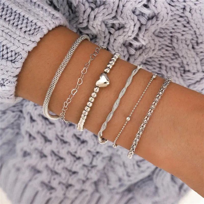 BerriesJam - Arrow Leaves Crystal Bracelets