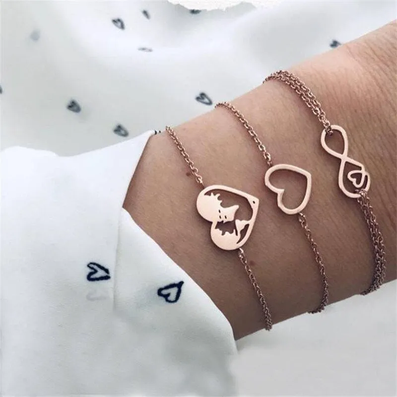 BerriesJam - Arrow Leaves Crystal Bracelets