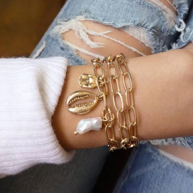 BerriesJam - Arrow Leaves Crystal Bracelets