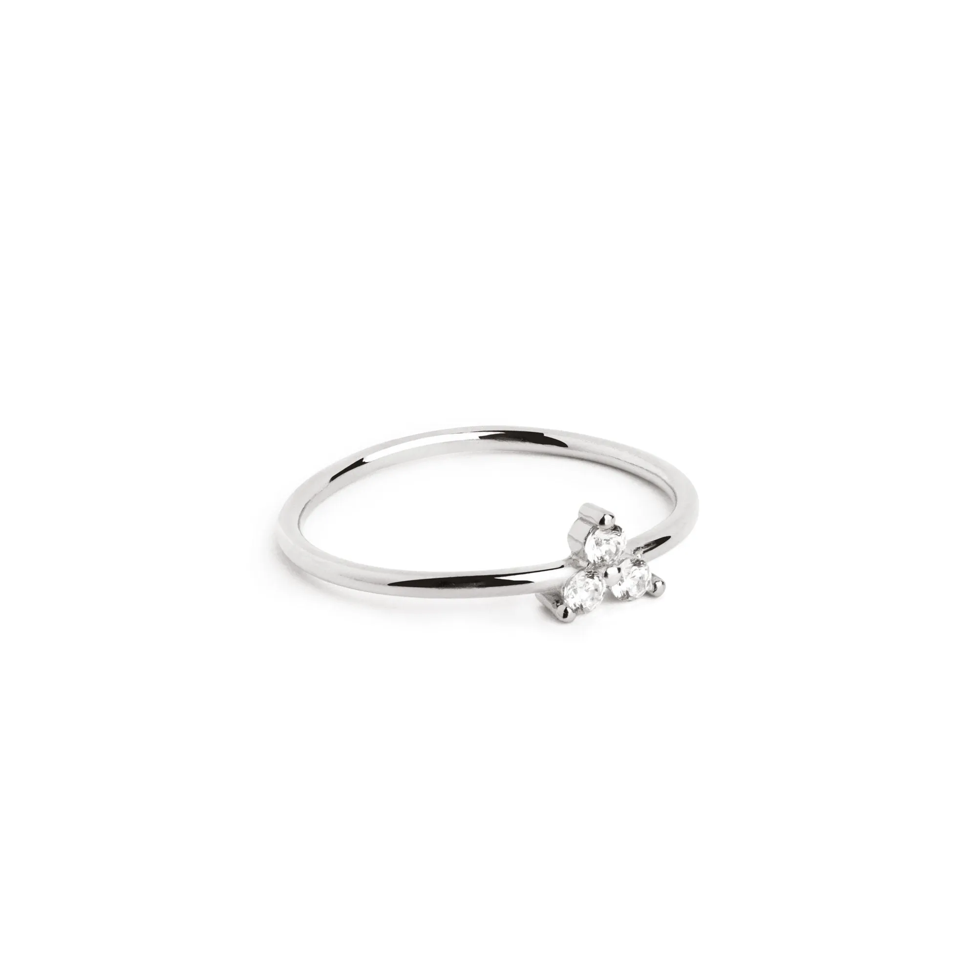 Clover Silver Ring