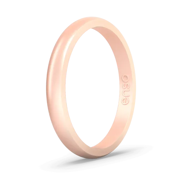 Elements Classic Halo Silicone Ring - Rose Gold