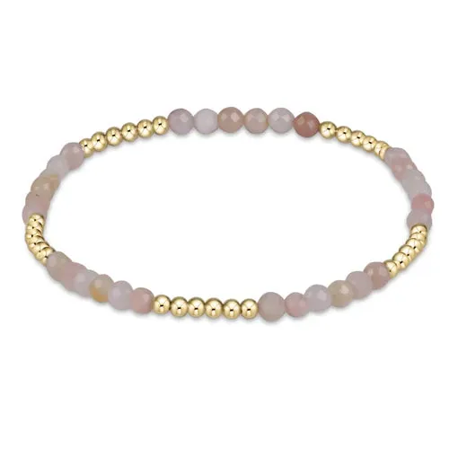enewton Blissful Pattern 2.5mm Bead Bracelet - Pink Opal