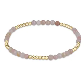 enewton Blissful Pattern 2.5mm Bead Bracelet - Pink Opal
