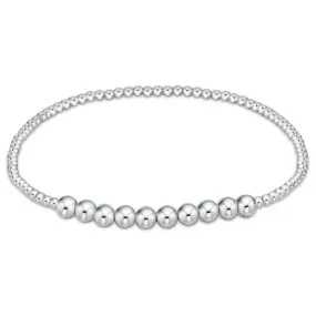 enewton Classic Sterling Beaded Bliss 2mm Bead Bracelet - 4mm Sterling