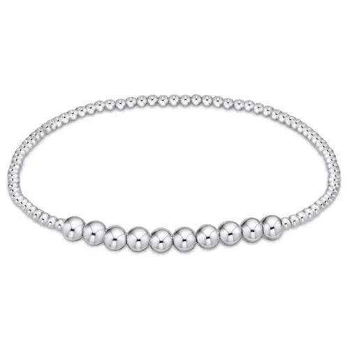 enewton Classic Sterling Beaded Bliss 2mm Bead Bracelet - 4mm Sterling