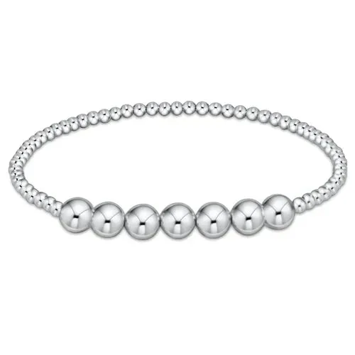 enewton Classic Sterling Beaded Bliss 3mm Bead Bracelet - 6mm Sterling