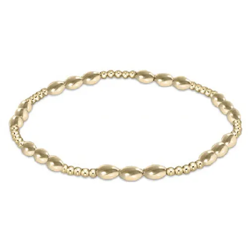 enewton Harmony Joy Pattern 2mm Bead  Bracelet - Gold