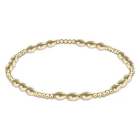 enewton Harmony Joy Pattern 2mm Bead  Bracelet - Gold