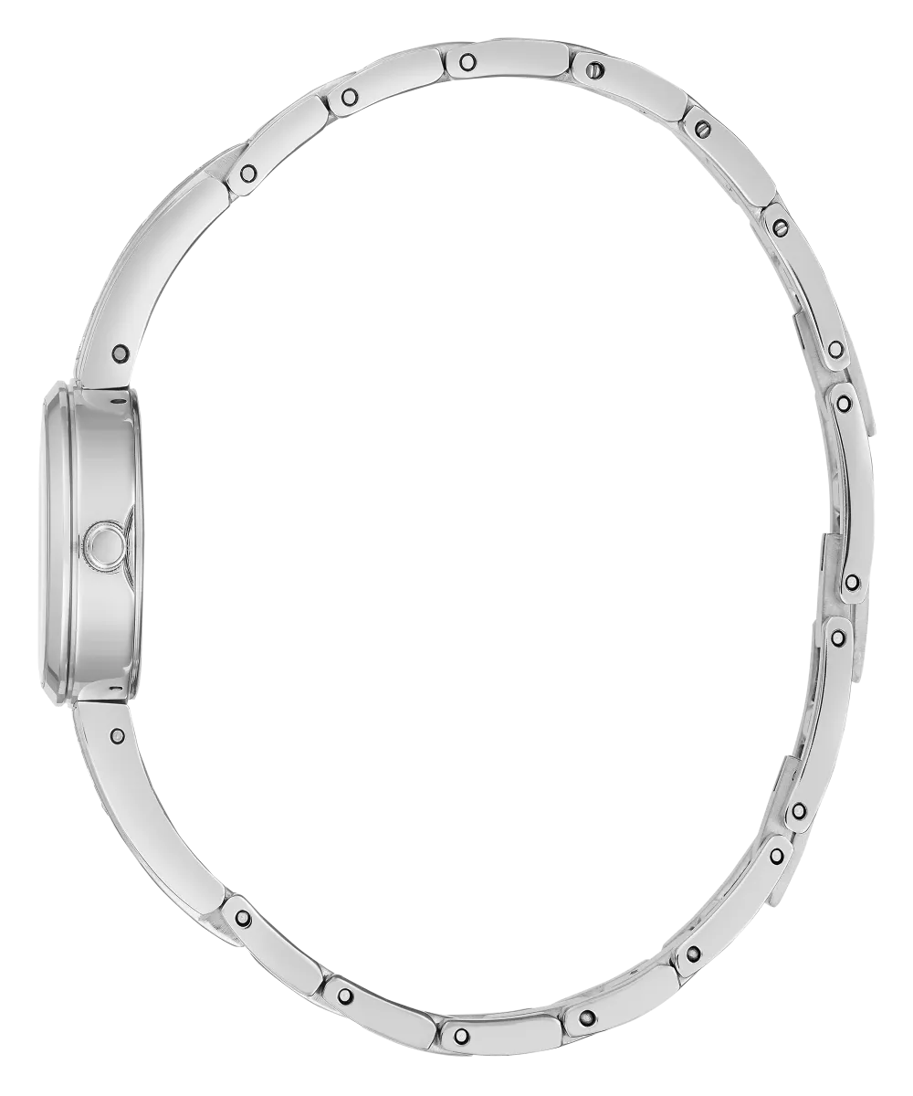 GUESS Ladies Silver Tone Analog Watch