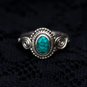 Jai Ring - Silver - Turquoise