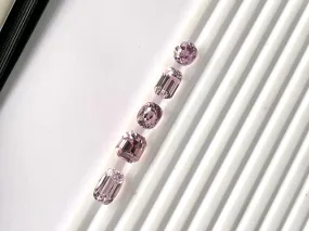 Natural Kunzite Loose Gemstone, Faceted Kunzite Cut Stone, Pink Kunzite for Jewelry, Oval/Cushion Kunzite, Loose Gemstone for Ring Making