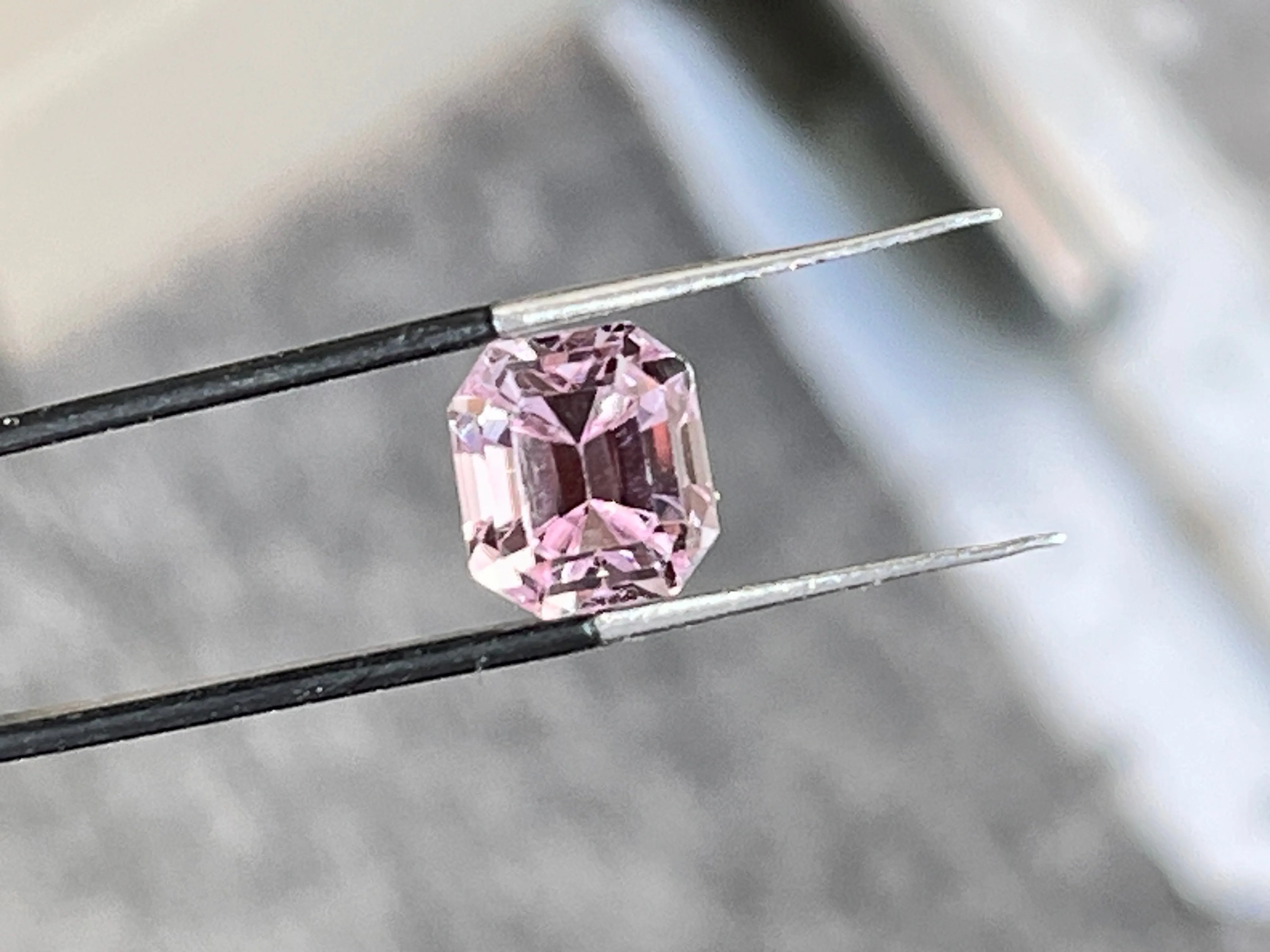 Natural Kunzite Loose Gemstone, Faceted Kunzite Cut Stone, Pink Kunzite for Jewelry, Oval/Cushion Kunzite, Loose Gemstone for Ring Making