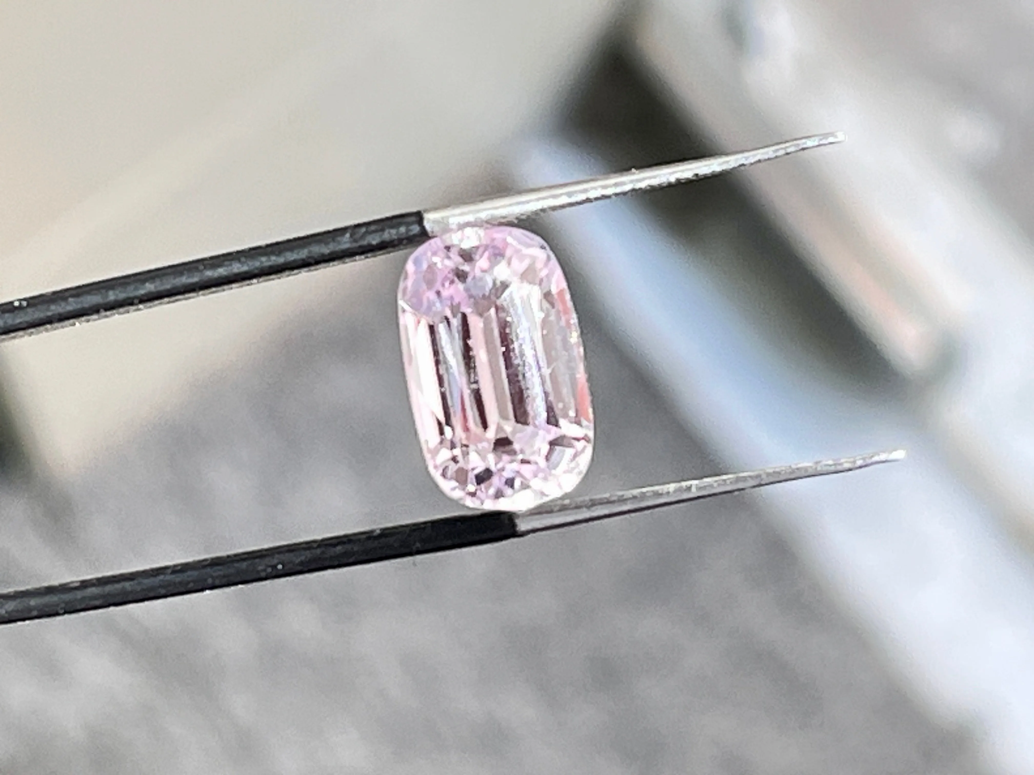 Natural Kunzite Loose Gemstone, Faceted Kunzite Cut Stone, Pink Kunzite for Jewelry, Oval/Cushion Kunzite, Loose Gemstone for Ring Making