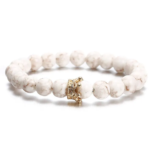 New Fashion Beaded Women Men  Bracelets Simple Classic Round Bead Charm Bracelets & Bangles For Men  Handmade Accessories Gift