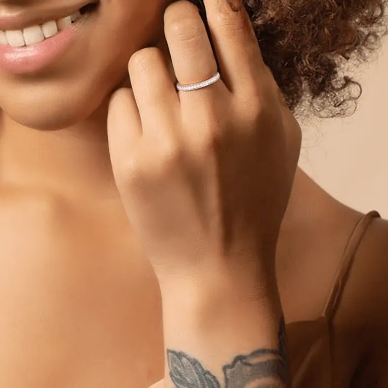 Pave Stacking Ring