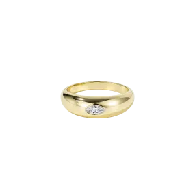 Vintage Inlay Gemstone Ring