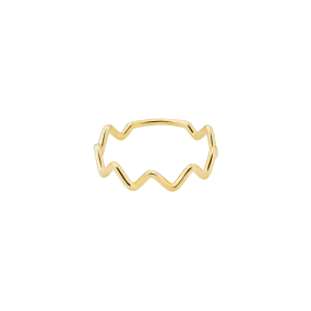 Wavy Line Ring